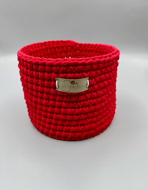 Christmas Poinsettia in our 'In Stiches' basket - Impala Online