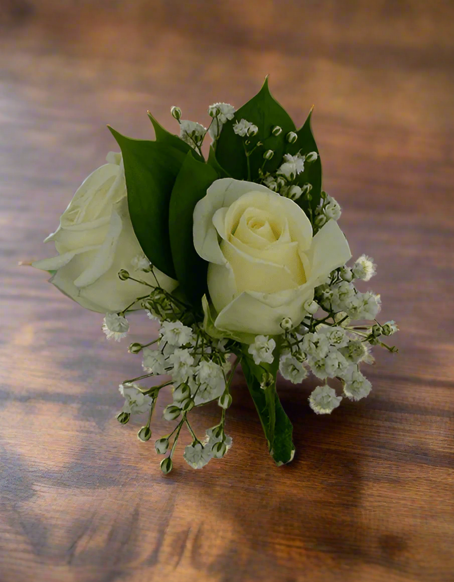 Double Rose Buttonhole - Impala Online