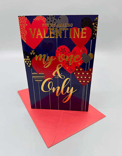 For My Amazing Valentine My one and Only - Card - Impala Online