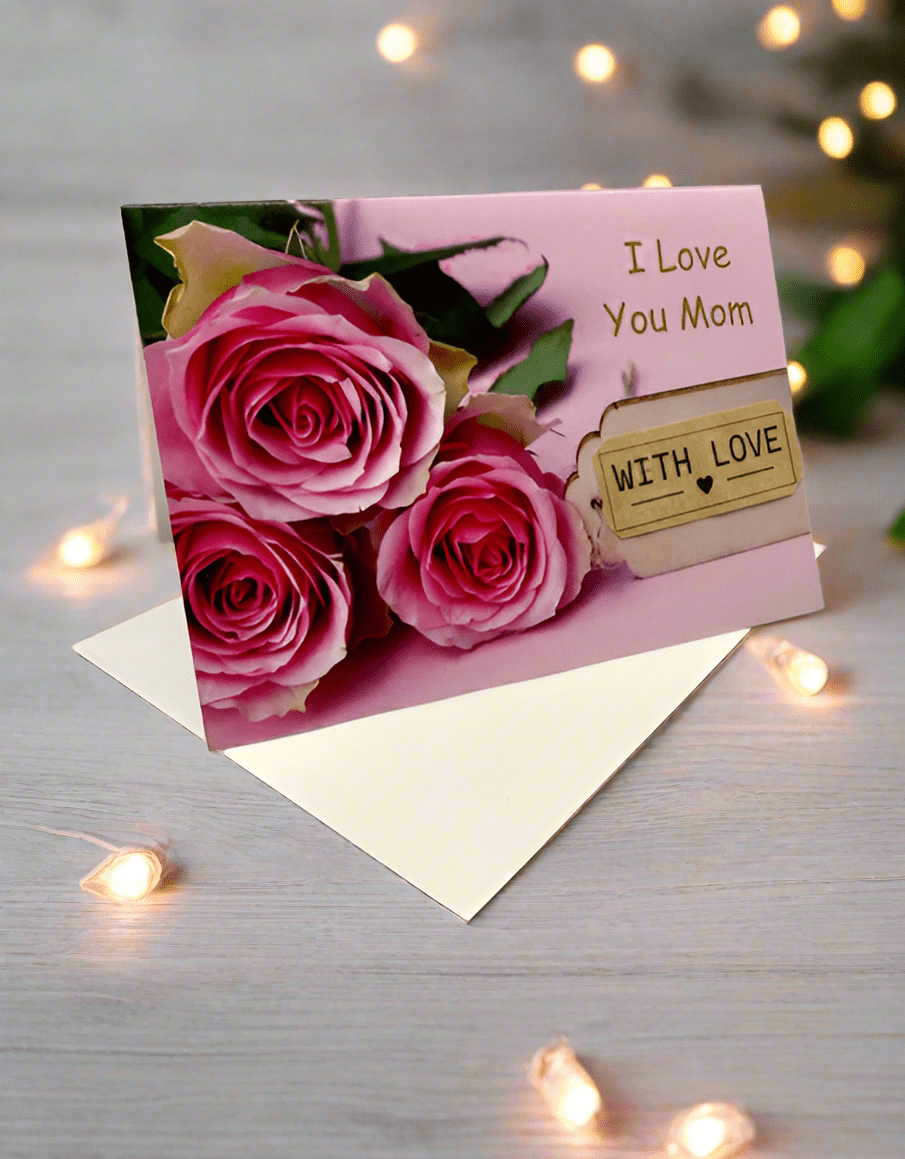 I Love you Mom - Pink Roses - Impala Online