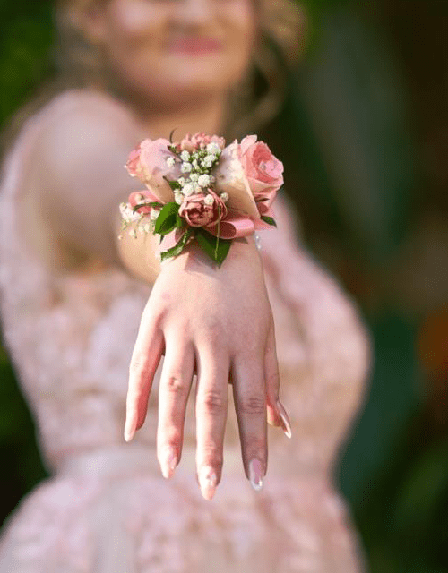 Pink Wrist Corsage - Impala Online