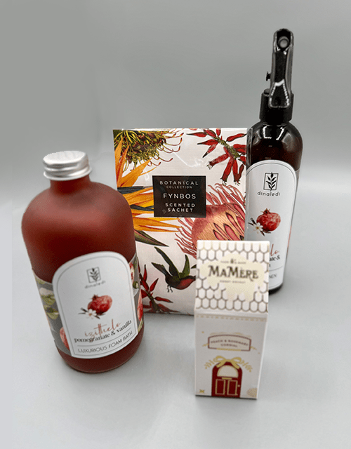 Pomegranate & Vanilla Gift Basket - Impala Online