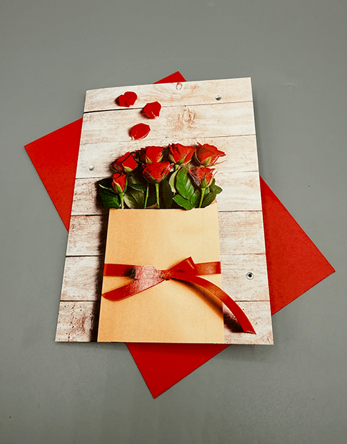 Red Rose - Card - Impala Online