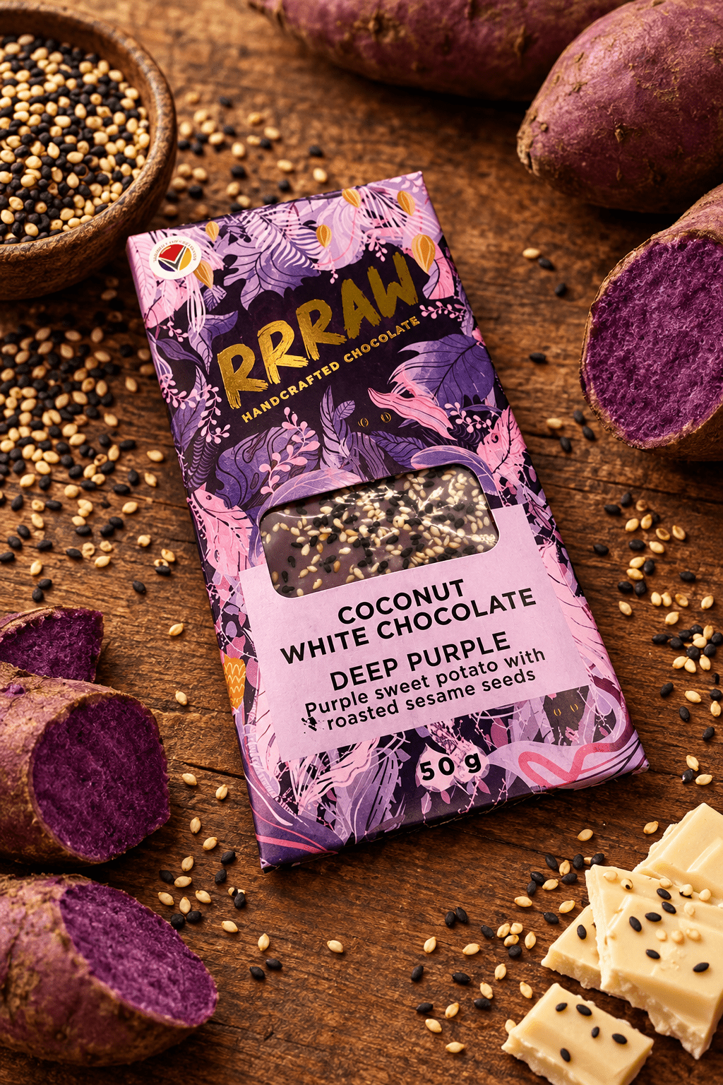 RRRAW Handcrafted Chocolate - Deep Purple - Impala Online