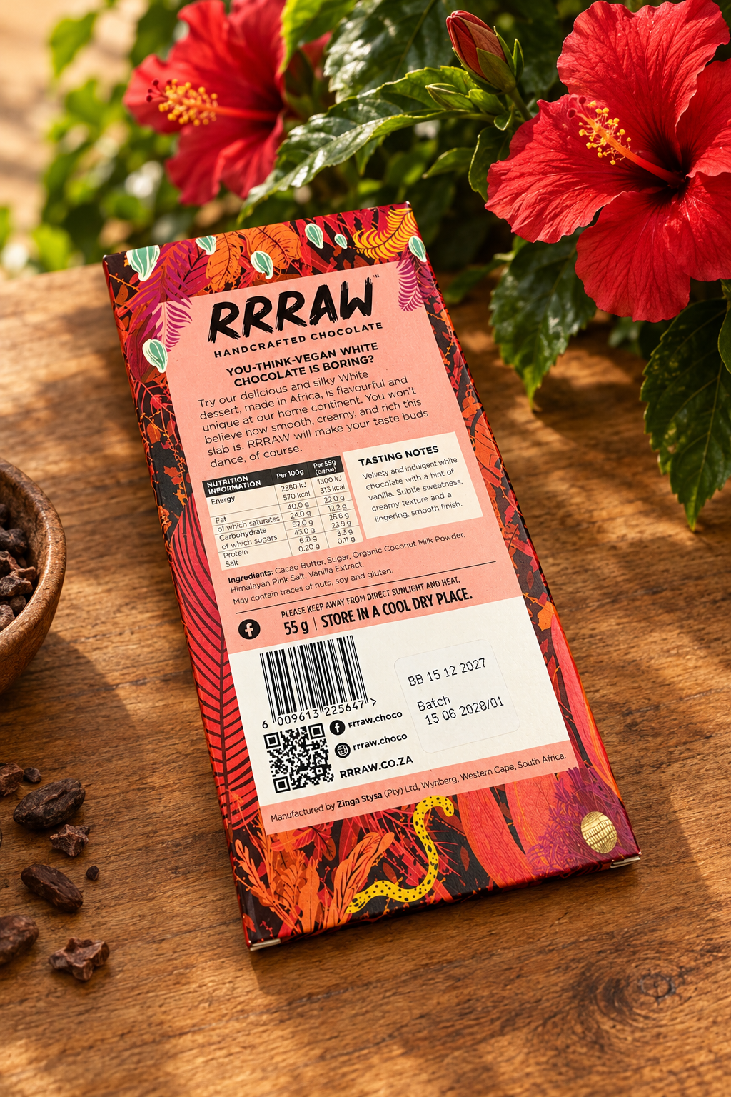 RRRAW Handcrafted Chocolate - Red Tart - Impala Online