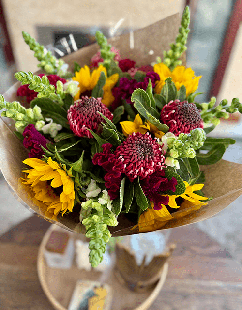 Waratah and Sunflower Mixed Bunch - Impala Online