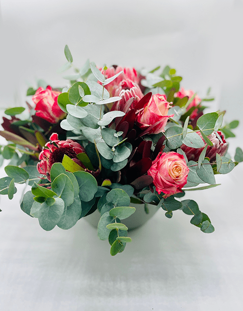 Bowl of Protea's Arrangement - Impala Online