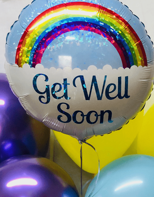 Get Well Soon Foil Balloon Bouquet - Impala Online