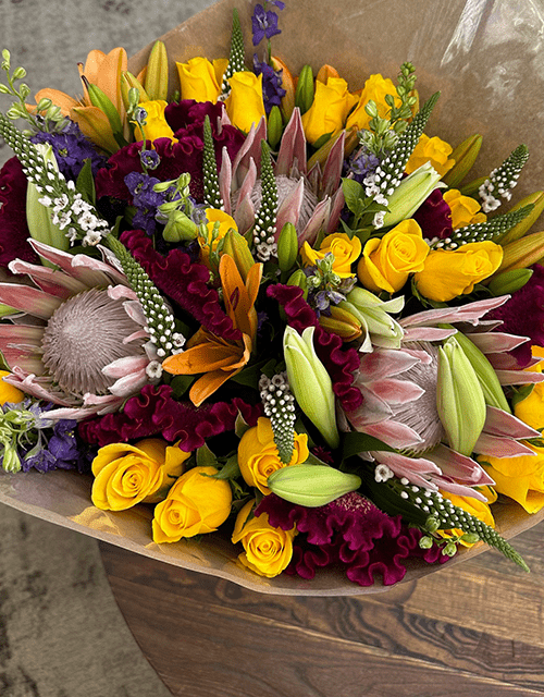 King Protea Bouquet - Impala Online
