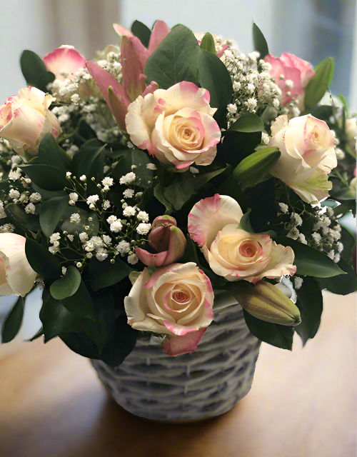 Pink Posy Arrangement - Impala Online