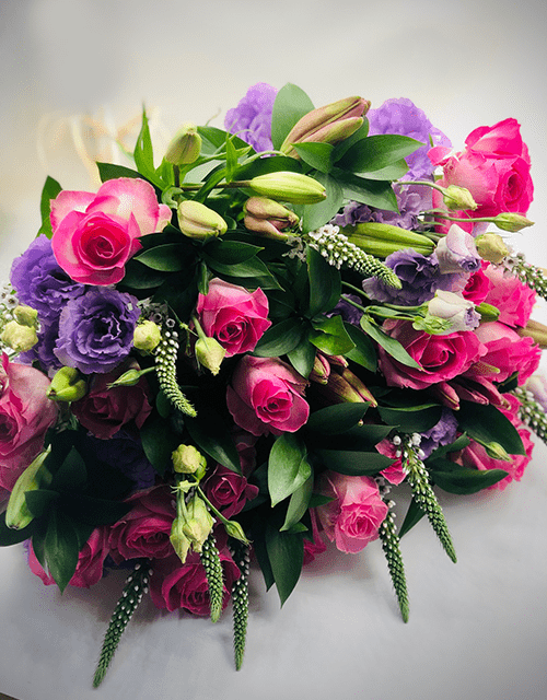 Purple Lush Bouquet - Impala Online