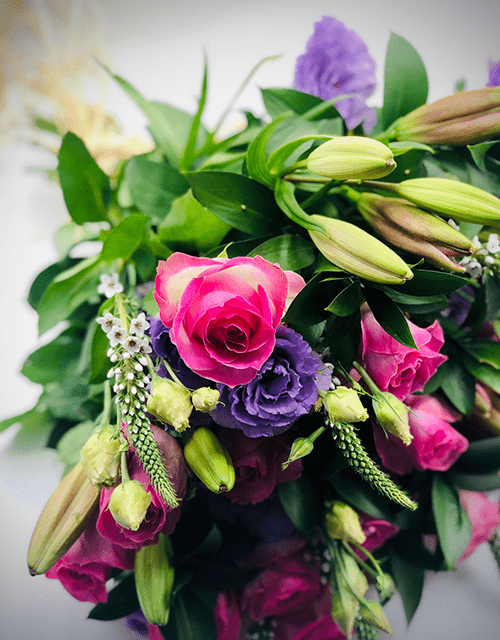 Purple Lush Bouquet - Impala Online