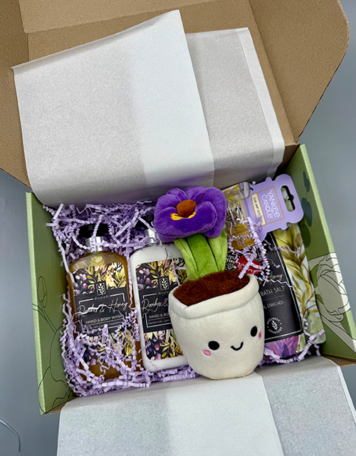 Purple Pansy Box