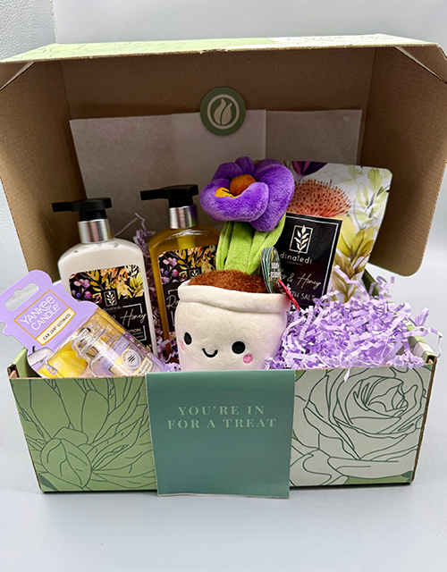 Purple Pansy Box