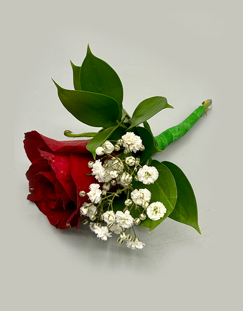 Single Rose Buttonhole