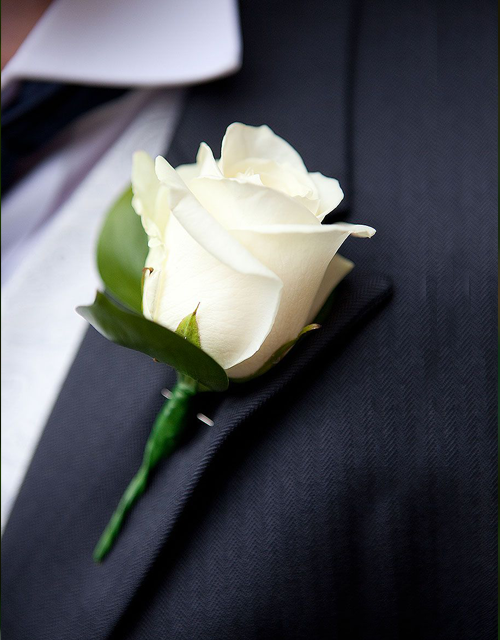 Single Rose Buttonhole