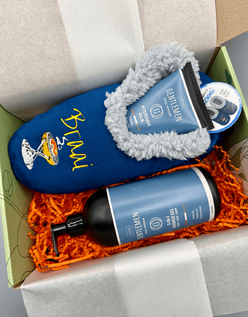 'Braai Makes me Happy' Slippers Gift Box - Impala Online