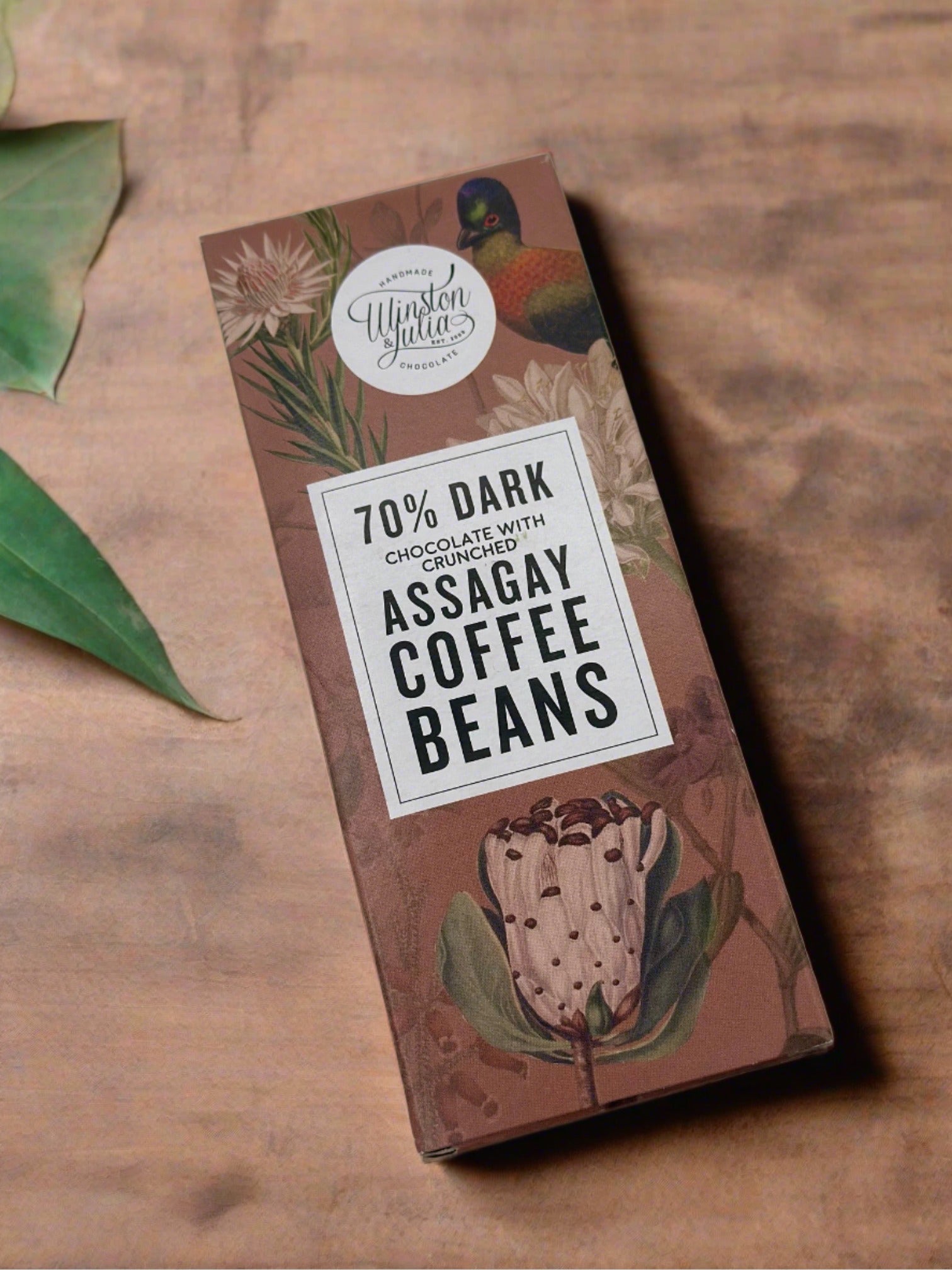 Dark Chocolate with crunched Assagay Coffee Beans - Impala Online