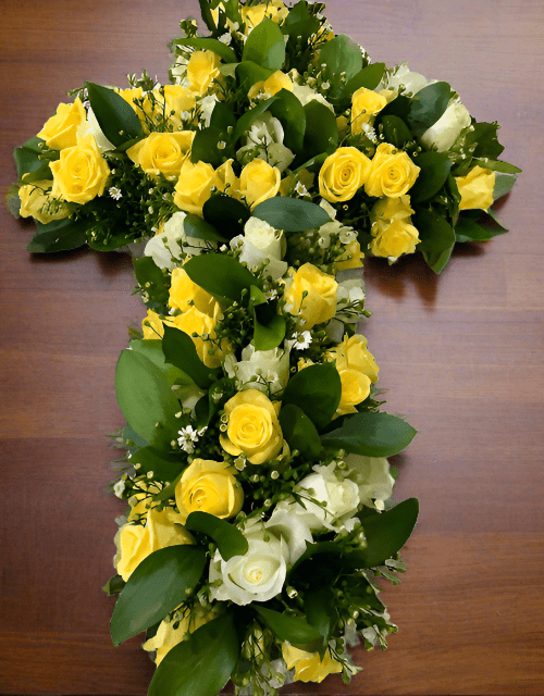 Funeral Cross Wreath - Impala Online