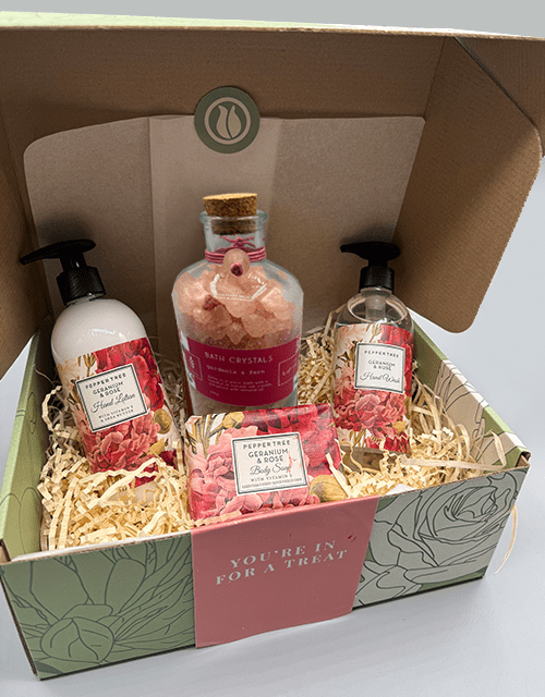 Geranium & Rose Gift Box - Impala Online