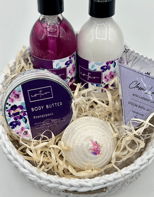 Luxury Frangipani Dinaledi Range Gift Basket - Impala Online