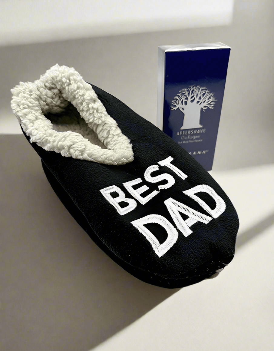 Mockana Aftershave Cologne and Best Dad Slippers - Impala Online