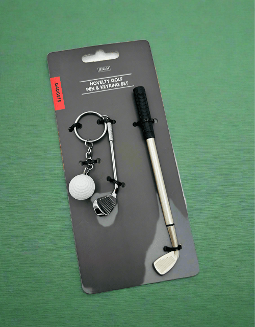 Novelty Golf Pen and Keyring Set - Impala Online