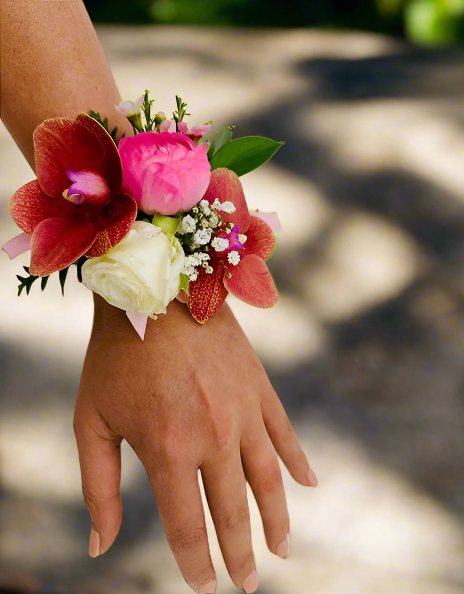Orchid Pearl Wrist Corsage – Impala Online