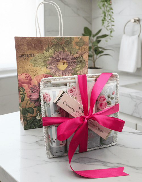 Peony Rose Gift Bag - Impala Online