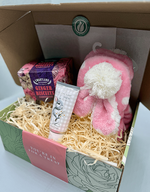 Pink Bunny Slipper Gift Box - Impala Online