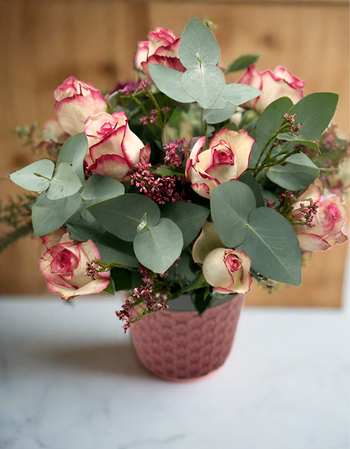 Pink Rose Arrangement - Impala Online