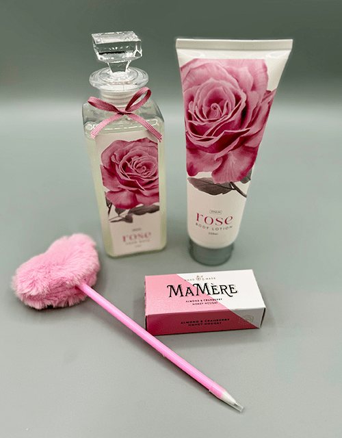 Pink Rose Gift Basket - Impala Online
