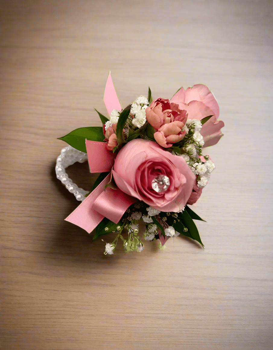 Pink Wrist Corsage - Impala Online