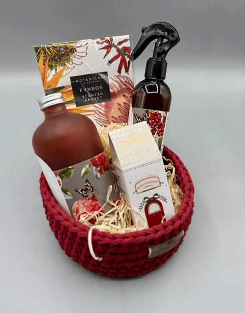 Pomegranate & Vanilla Gift Basket - Impala Online