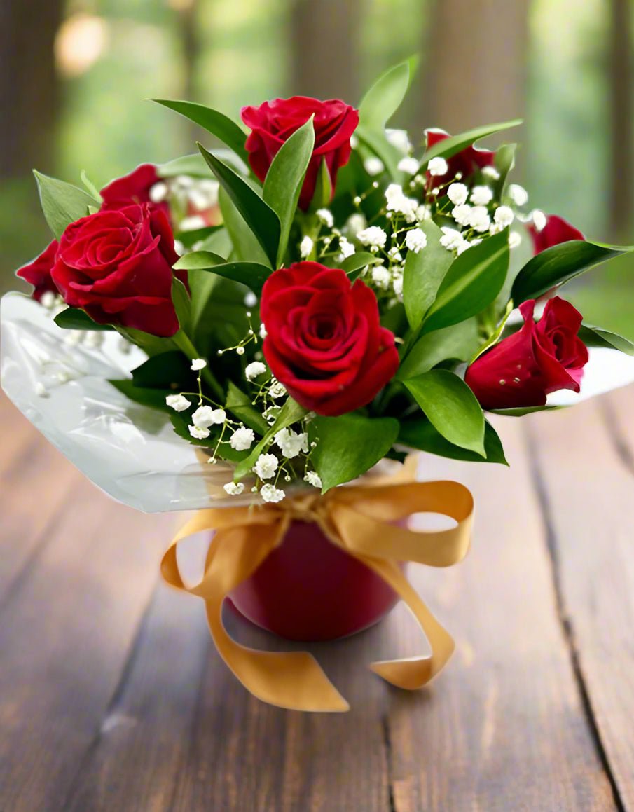 Romantic Red Rose Arrangement - Impala Online