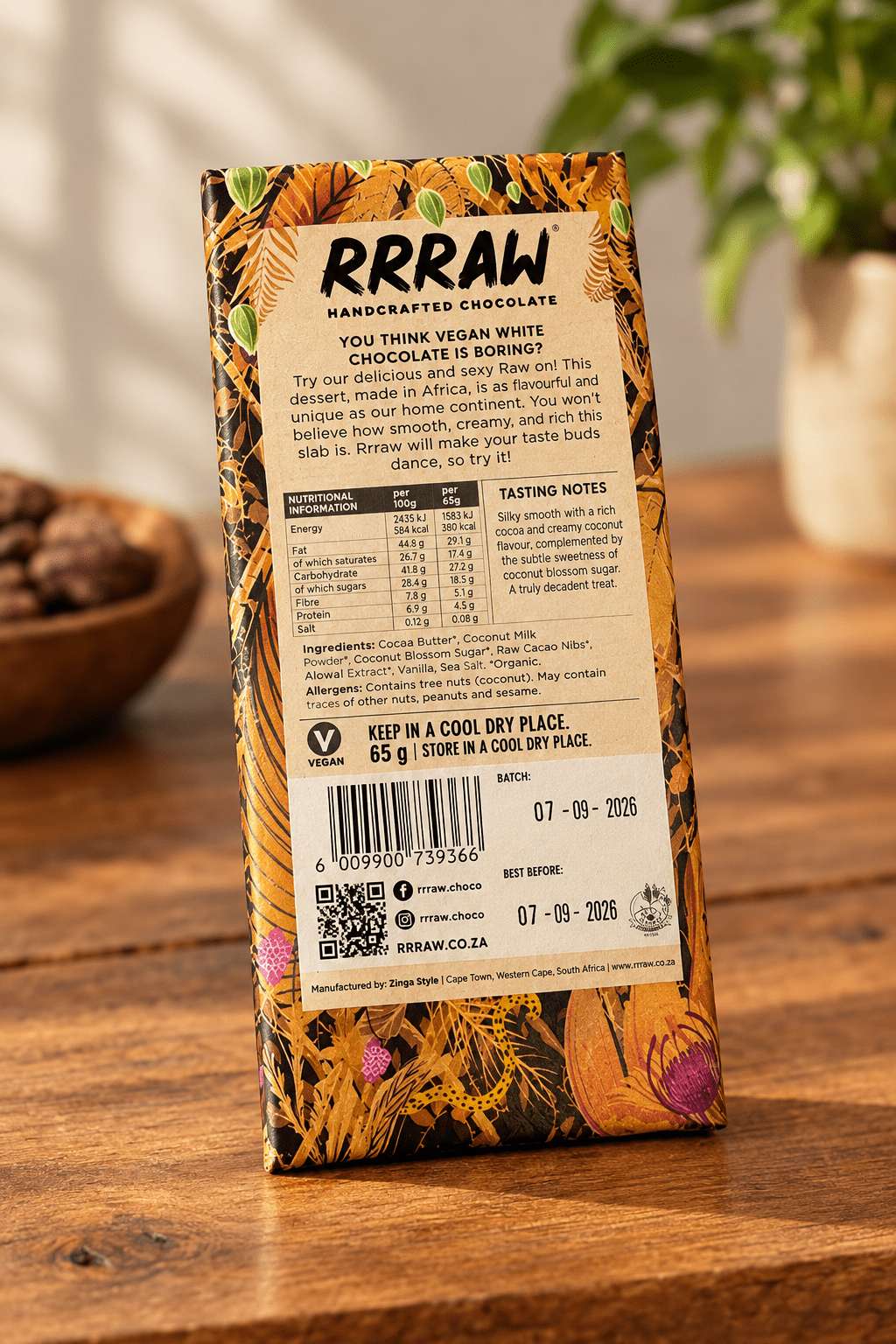 RRRAW Handcrafted Chocolate - Mango Tango - Impala Online