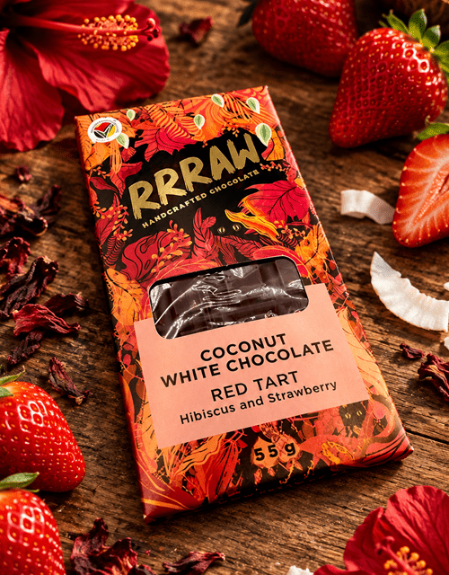 RRRAW Handcrafted Chocolate - Red Tart - Impala Online