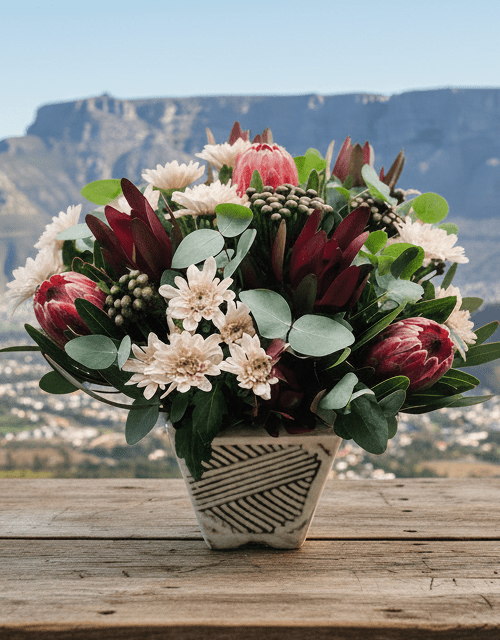 Soft Protea Arrangement (Large) - Impala Online