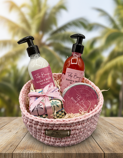 Tulip Breeze Gift Basket - Impala Online