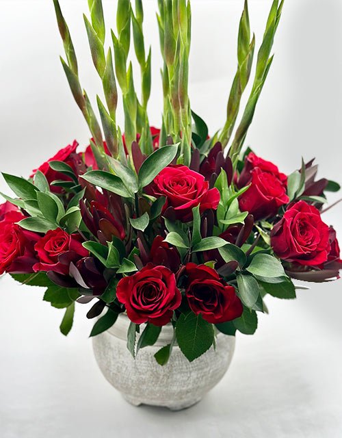 20 Red Roses in a Beautifully Arrangement - Impala Online