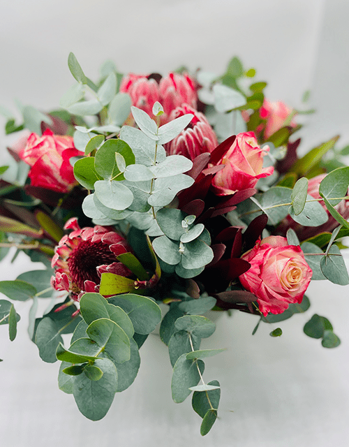 Bowl of Protea's Arrangement - Impala Online
