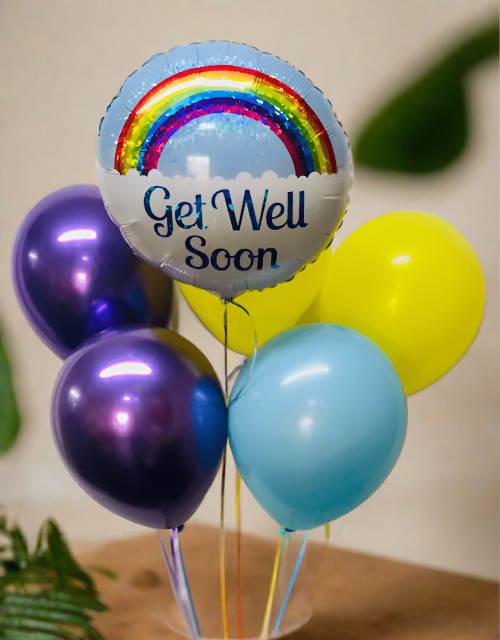 Get Well Soon Foil Balloon Bouquet - Impala Online