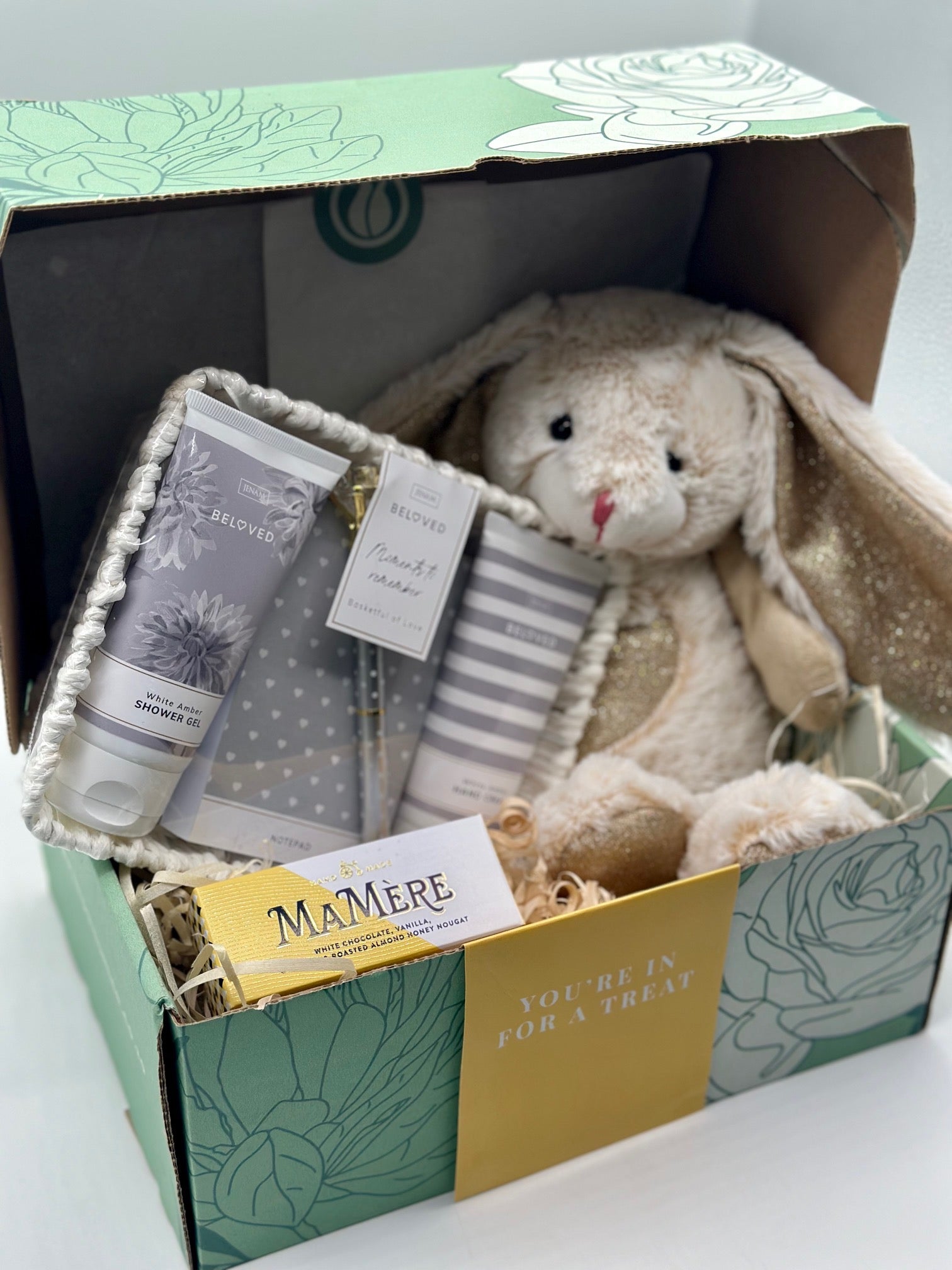 Gold Glitter Bunny Gift Box - Impala Online