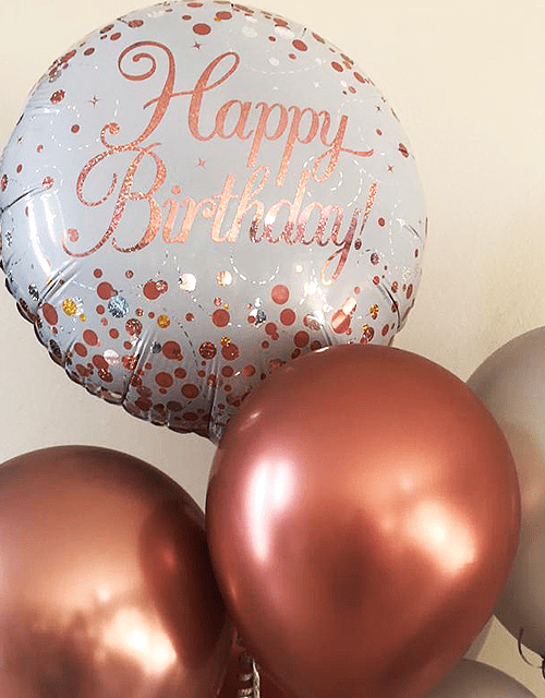 Happy Birthday Foil Balloon Bouquet - Impala Online