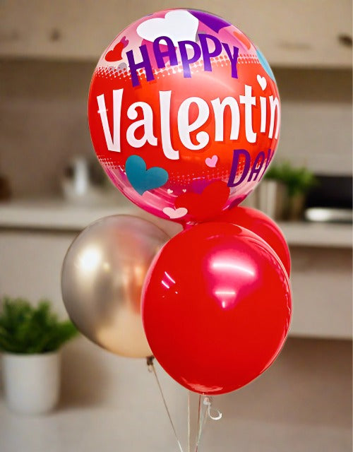 Happy Valentines Day - Balloon Bouquet - Impala Online