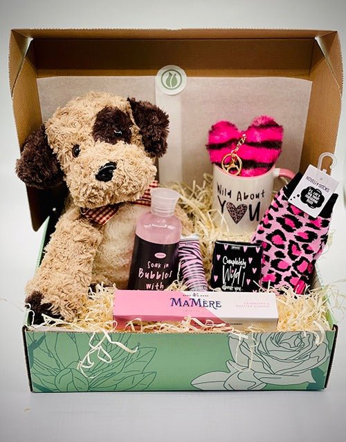 Puppy LOVE Cappuccino Dog Gift Box (large) - Impala Online