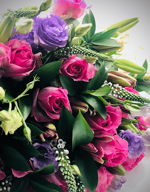 Purple Lush Bouquet - Impala Online