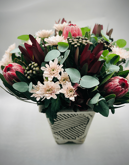 Soft Protea Arrangement (Large) - Impala Online