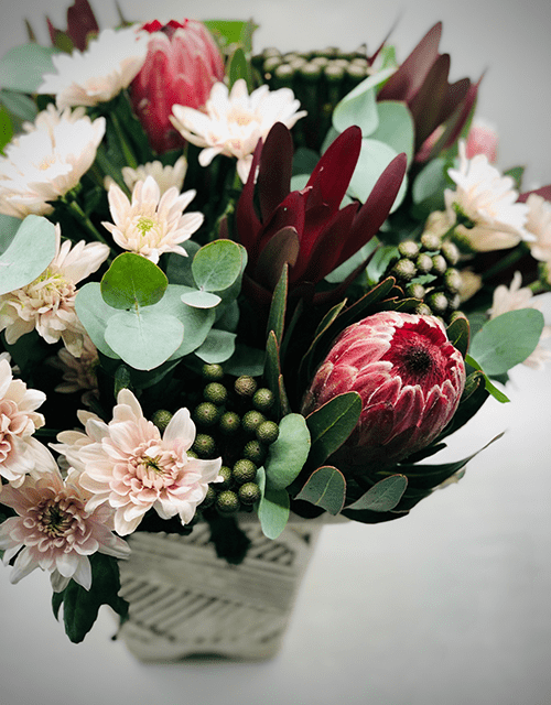 Soft Protea Arrangement (Large) - Impala Online