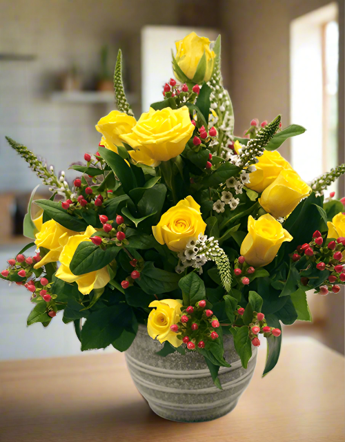 Striking Yellow Arrangement - Impala Online